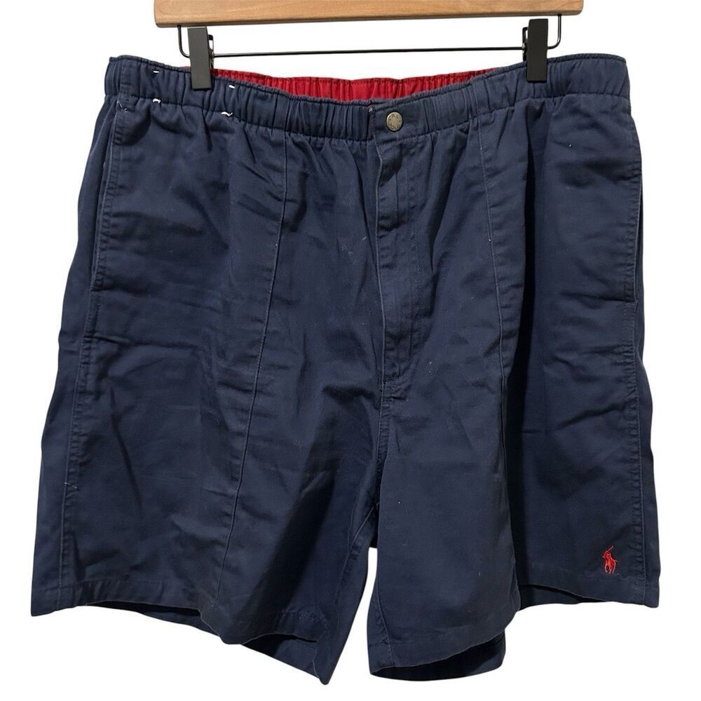 Polo by Ralph Lauren Men’s Blue Chino Shorts S XL Preppy Coastal Dad Club Y2K